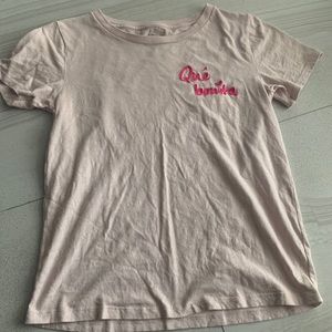 JCrew Que Bonita T-shirt Shell Pink